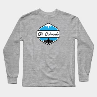 Ski Colorado Badge T-Shirt Long Sleeve T-Shirt